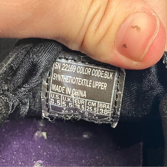 Skechers gratis in motion sneakers black gray women’s size 8.5 casual walking - Picture 10 of 10